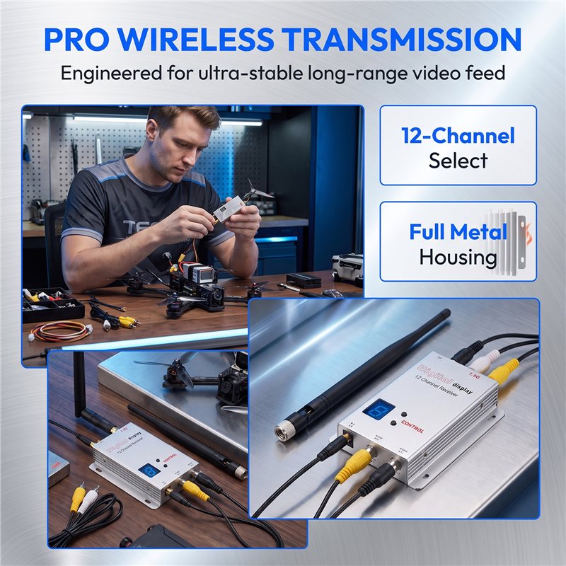 AS96 – nadajnik i odbiornik wi – Drone Kit Fpv recenzja i cena
